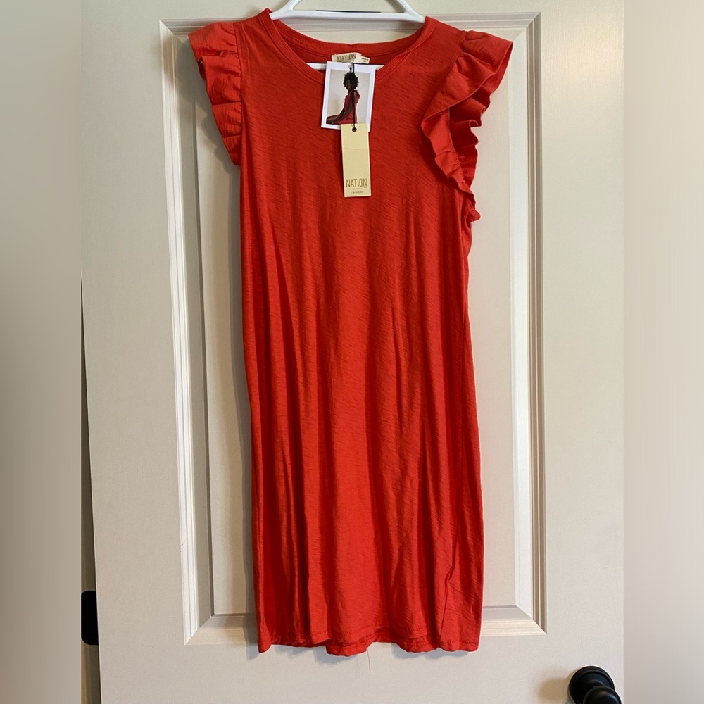 National LTD red tee dress